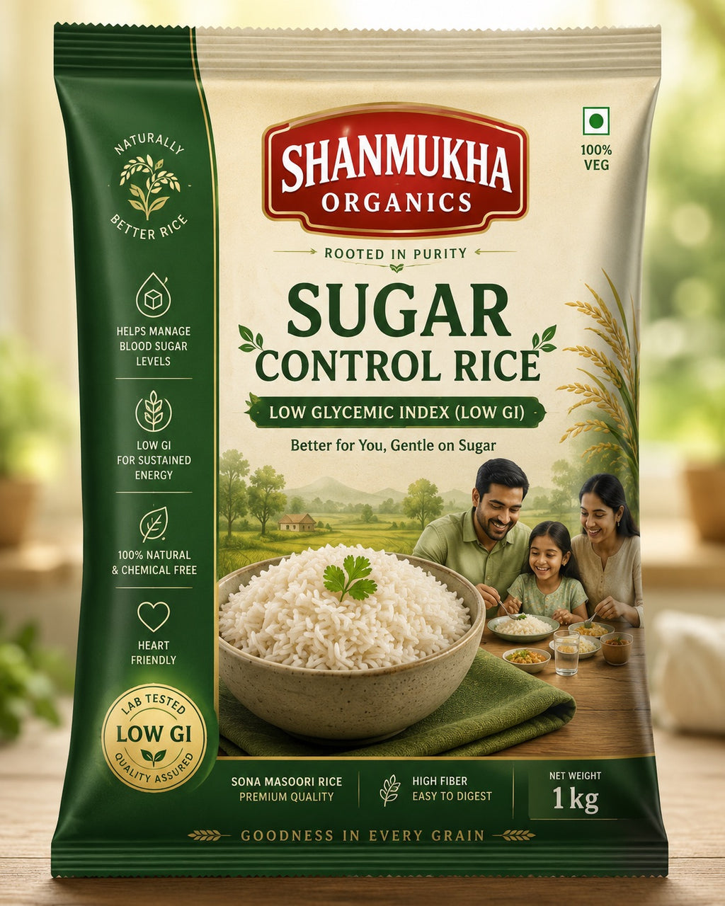 Low glycemic index Rice